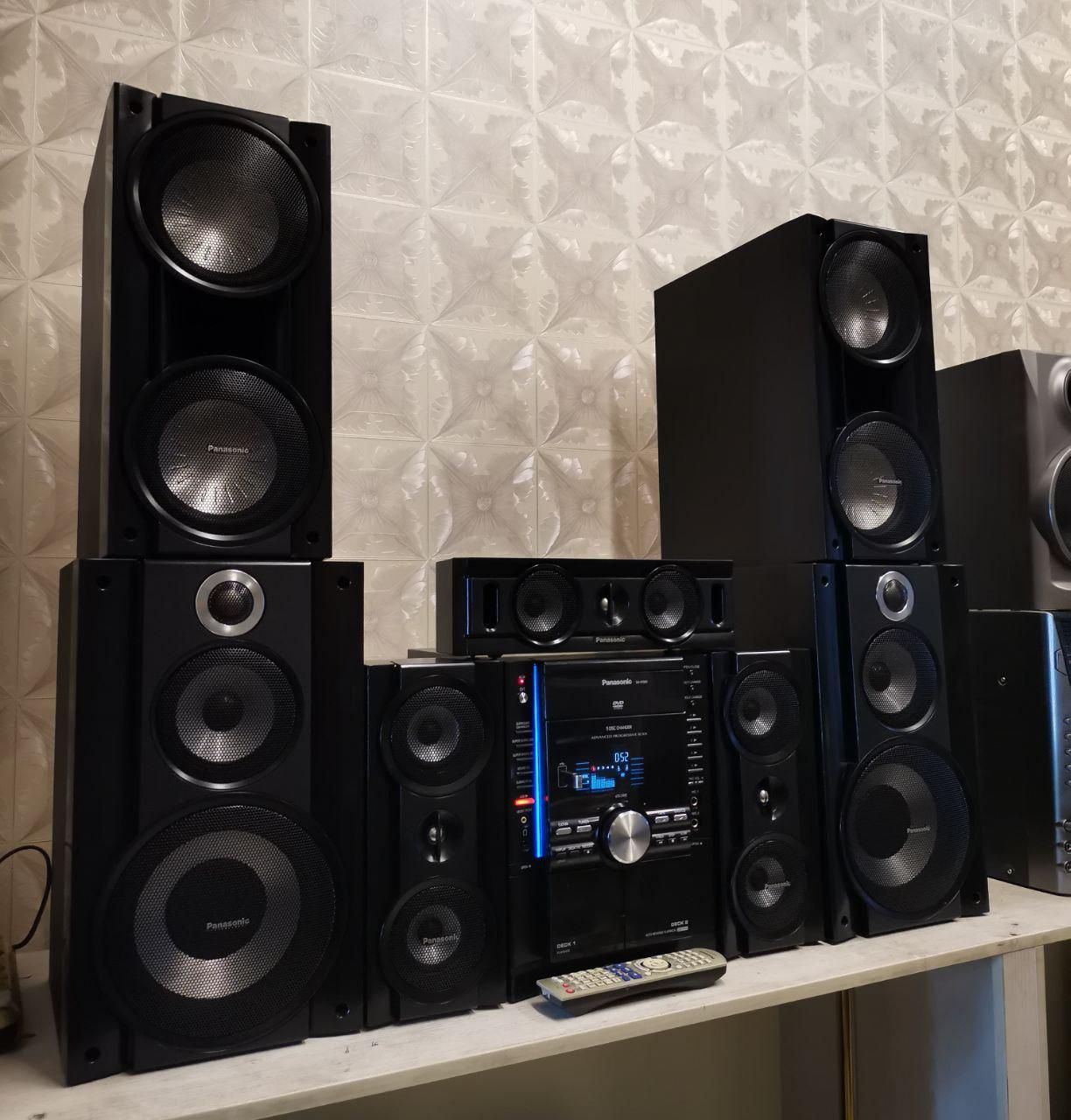 غول پاناسونیک فلش خور فابریک 10000w پخش 5.1ch|سیستم صوتی خانگی|گرگان, |دیوار