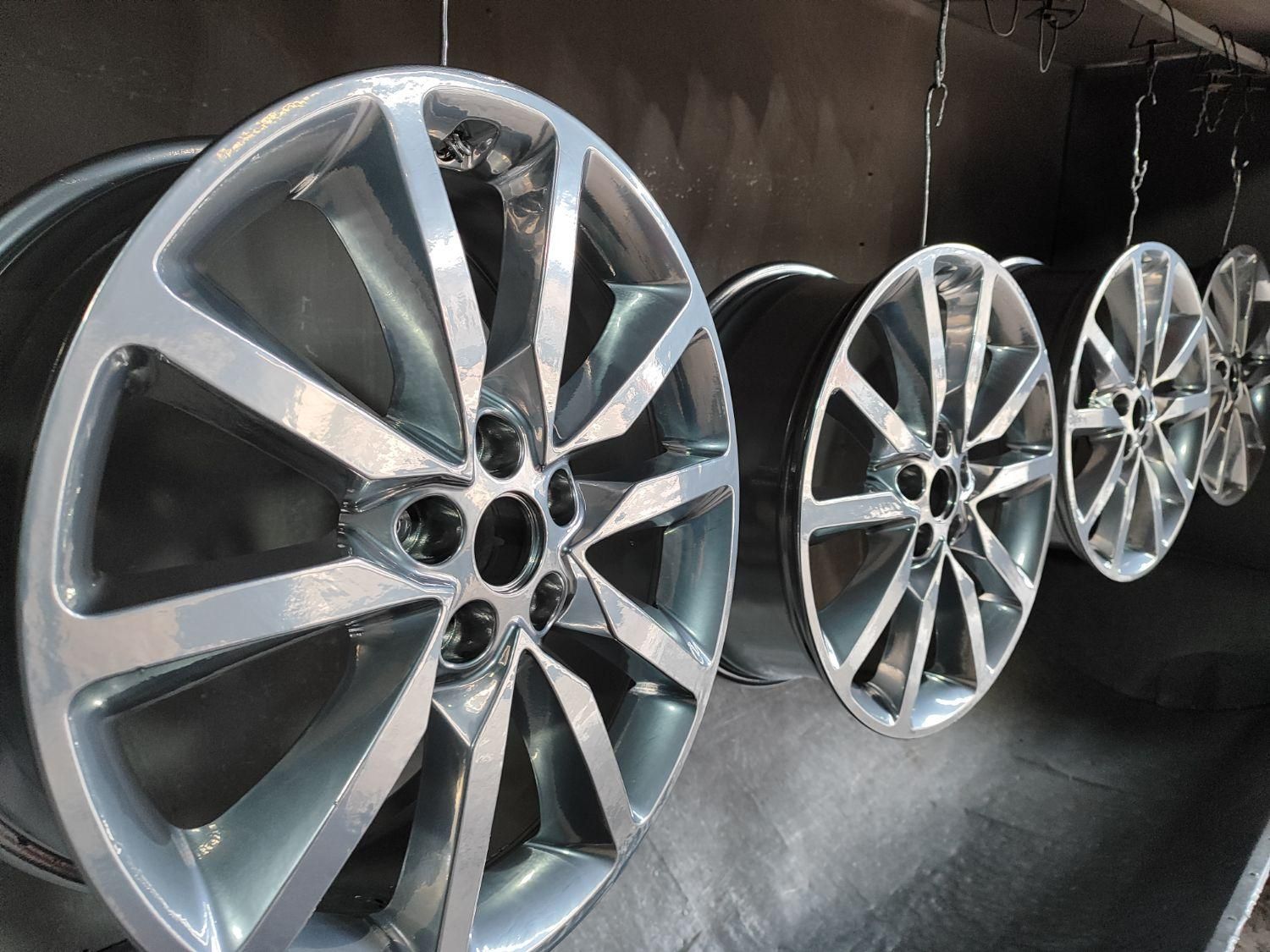 رینگ خودرو رنگ کوره ای الکترواستاتیک در رشت|قطعات یدکی و لوازم جانبی|رشت, استقامت ۱|دیوار