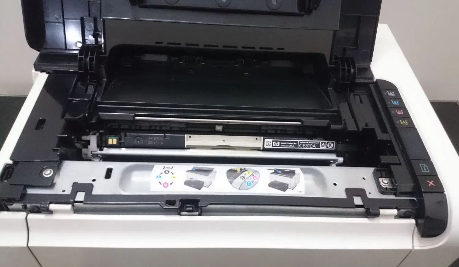 پرینتر hp CP1025 رنگی|پرینتر، اسکنر، کپی، فکس|تهران, جوادیه|دیوار