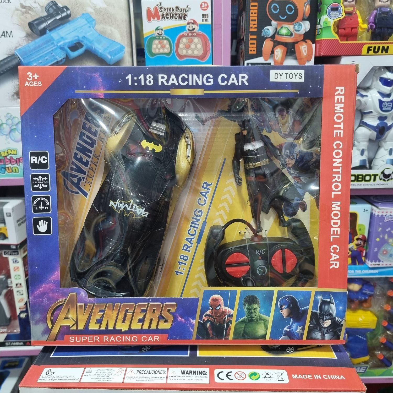 ماشین کنترلی مردعنکبوتی وبتمن|اسباب‌‌بازی|بندر ماهشهر, |دیوار