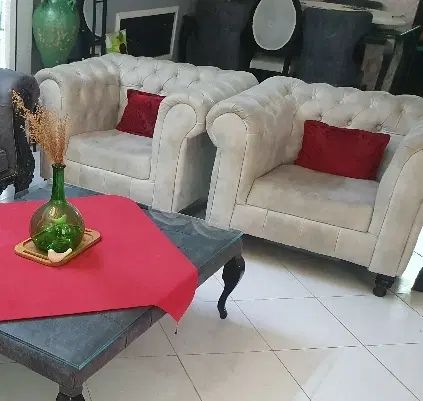 دو عدد مبل تکی چستر|مبلمان خانگی و میز عسلی|مشهد, حجت|دیوار