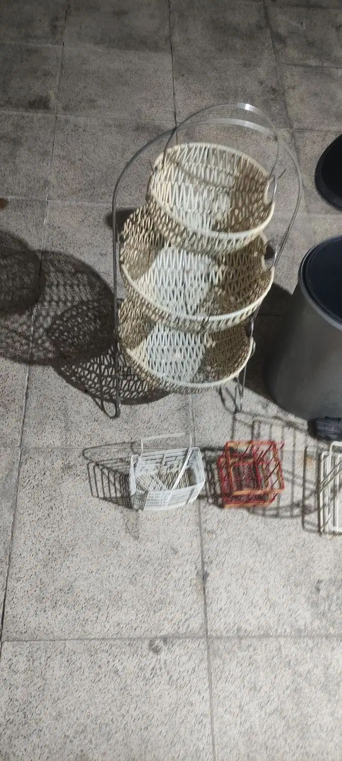 سطل زباله ،جای سیب زمینی و پیاز،سبدقاشق وچنگال|آب‌چکان و نظم‌دهنده ظروف|تهران, فلاح|دیوار