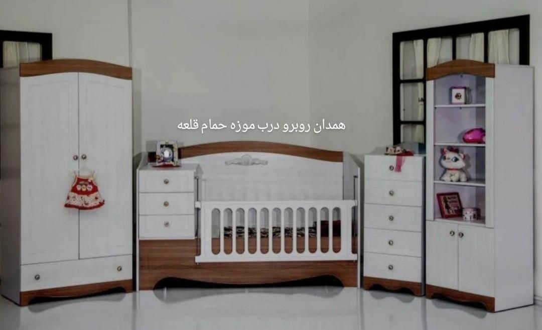 تخت وسرویس خواب نوزادنوجوان|تخت و سرویس خواب|همدان, |دیوار