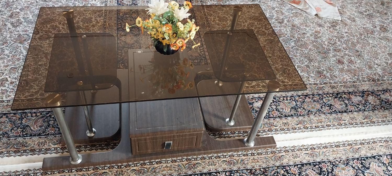 میز جلو مبلی شیشه ای|مبلمان خانگی و میز عسلی|رودسر, |دیوار