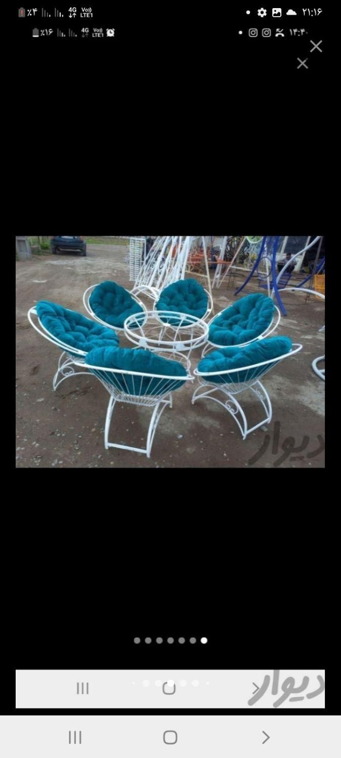 صندلی باغی ونیمکت پارکی|مبلمان خانگی و میز عسلی|نیشابور, دربقاضی|دیوار