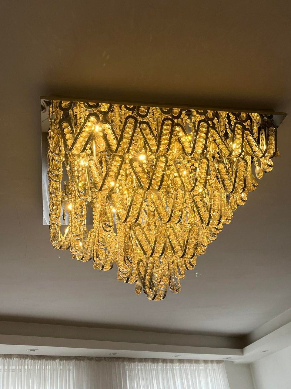 لوستر سقفی زیبا ، شیک وخاص|لوستر و چراغ آویز|لنگرود, |دیوار