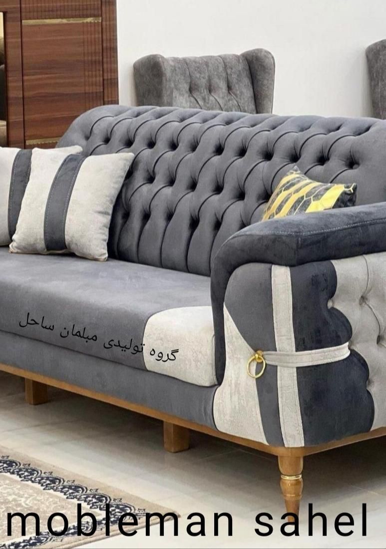 مبل شرکتی بآگارانتی 3ساله مدل پیتر7نفره اقساط چستر|مبلمان خانگی و میز عسلی|آبیک, |دیوار
