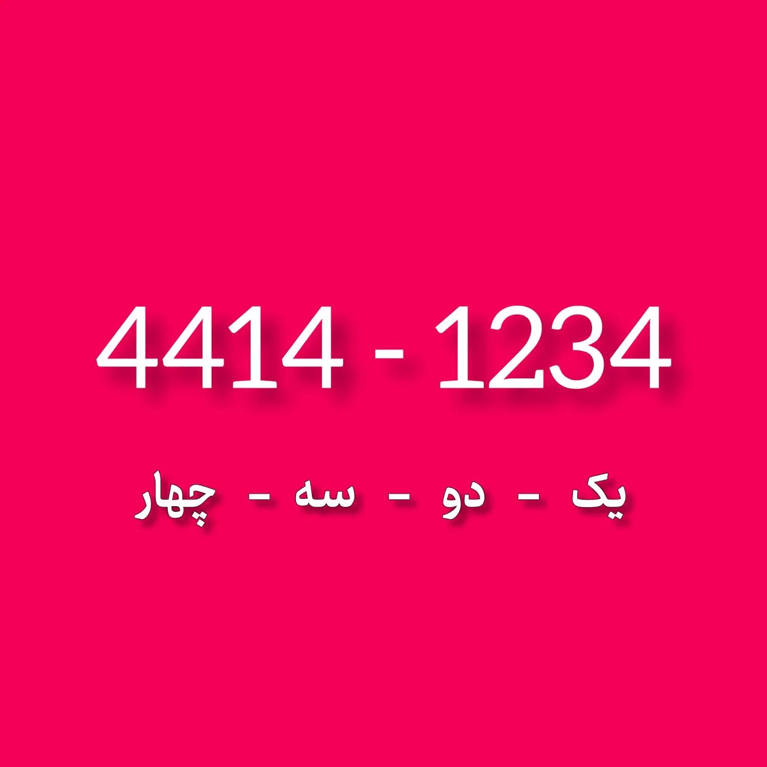 44141234 خط ثابت رند بیلبوردی و نایاب|تلفن رومیزی|تهران, شهر زیبا|دیوار
