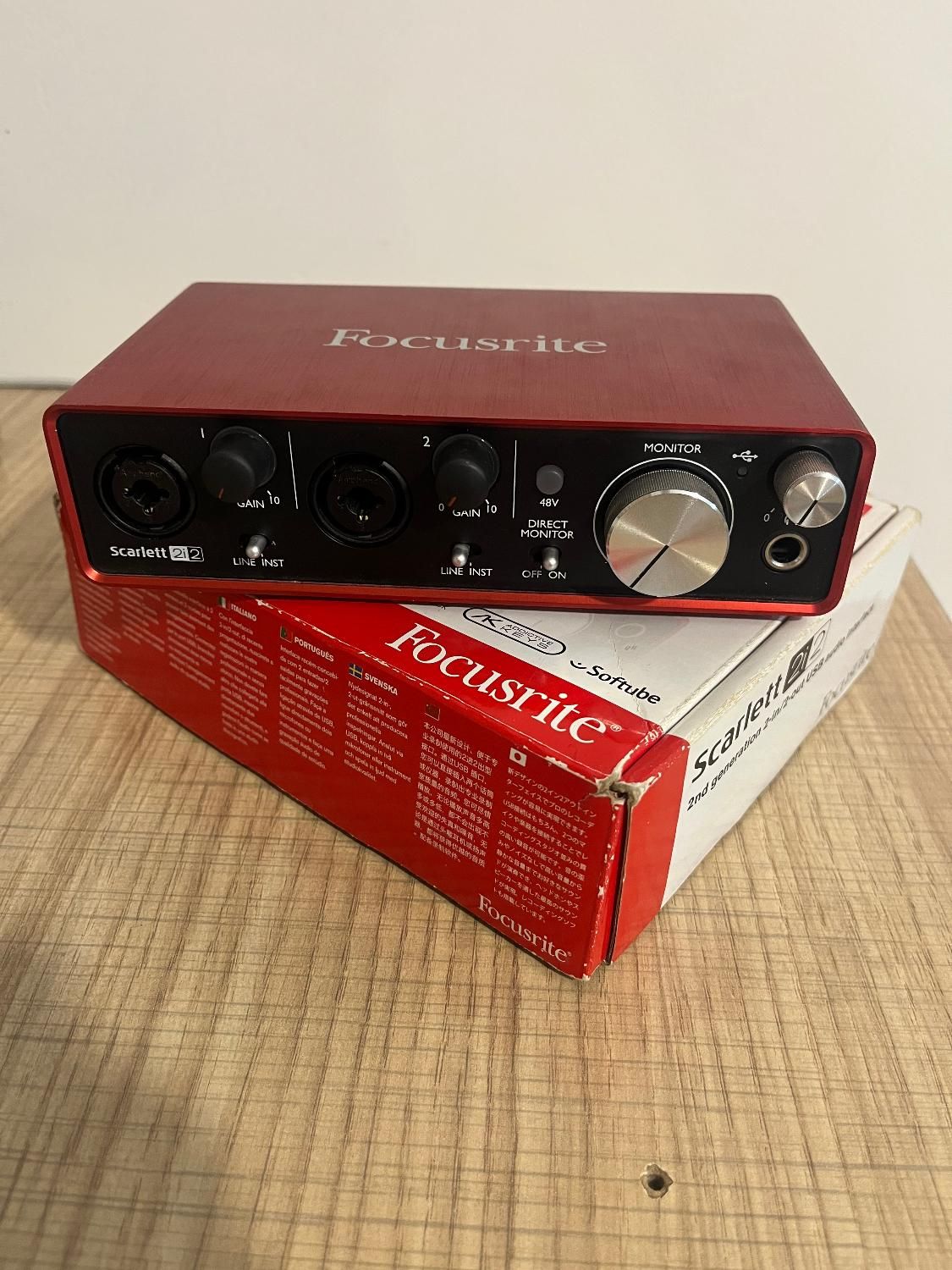 کارت صدا focusrite 2i2 (2nd gen)|آلات موسیقی|بوکان, |دیوار