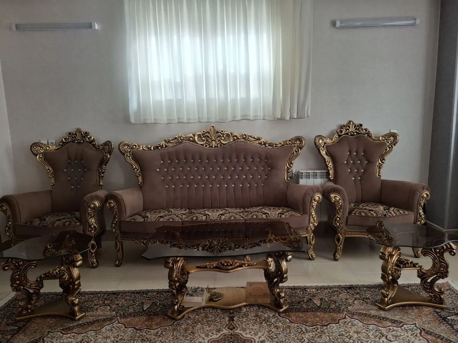 مبل استیل مدل عربی|مبلمان خانگی و میز عسلی|اصفهان, رحیم‌آباد|دیوار