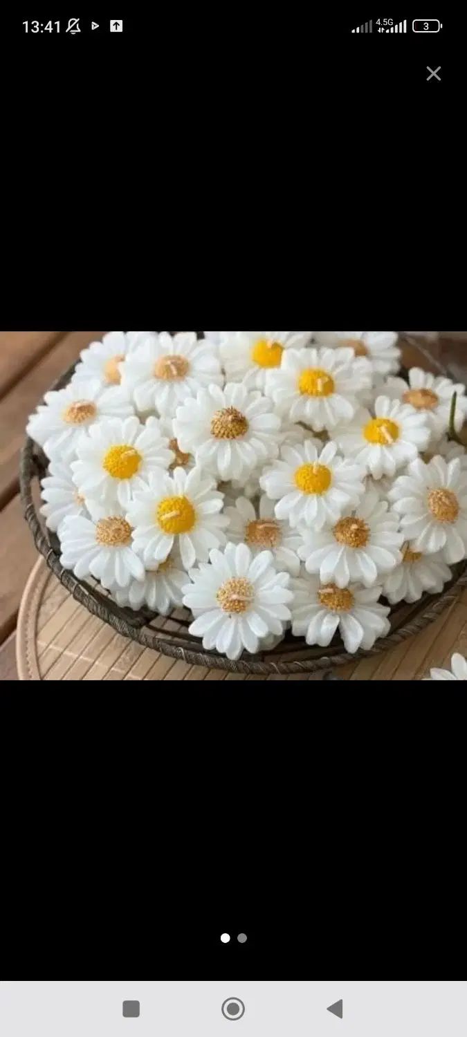 شمع گل بابونه|صنایع دستی و سایر لوازم تزئینی|تهران, شهرک ولیعصر شمالی|دیوار
