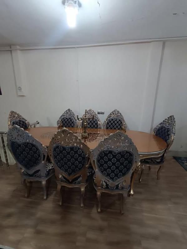 مبل نه نفره ومیز نهارخوری ده نفره ست باهم|مبلمان خانگی و میز عسلی|تربت‌حیدریه, جانبازان|دیوار