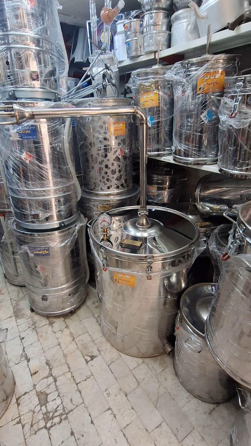 گلابگیر تقطیر عرقگیر ساج صنعت ۱۲۰ لیتر|سایر لوازم برقی|مشهد, شهید مطهری|دیوار