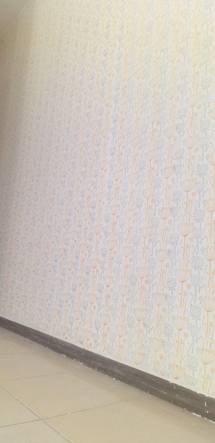 طرح کاغذ دیواری با رنگ کاری زیبا وتمیز|خدمات پیشه و مهارت|شهرکرد, |دیوار