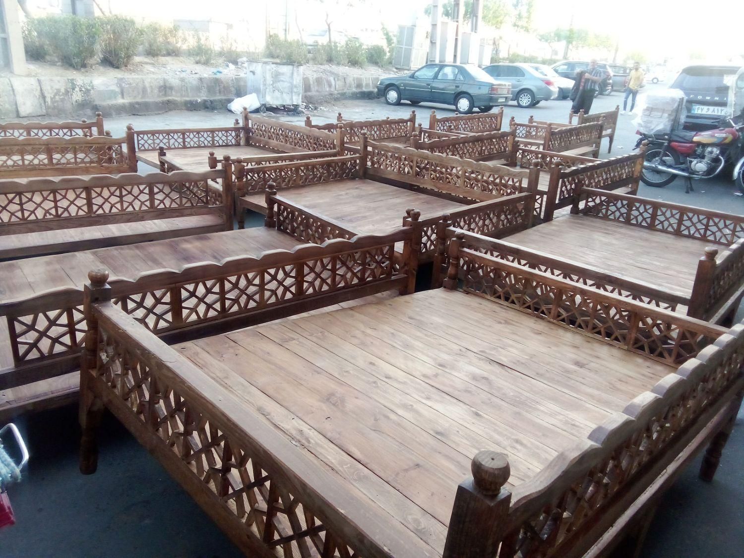 عمده فروشی تخت سنتی ۸ نفره|مبلمان خانگی و میز عسلی|تهران, شهرک شریفی|دیوار