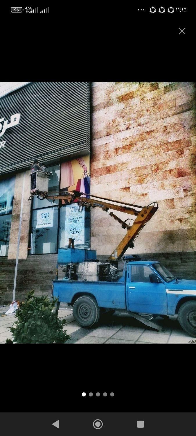 اجاره جرثقیل نیسان بالابر نفربر سبد دار کابین دار|خدمات حمل و نقل|قم, آذر (نکویی)|دیوار