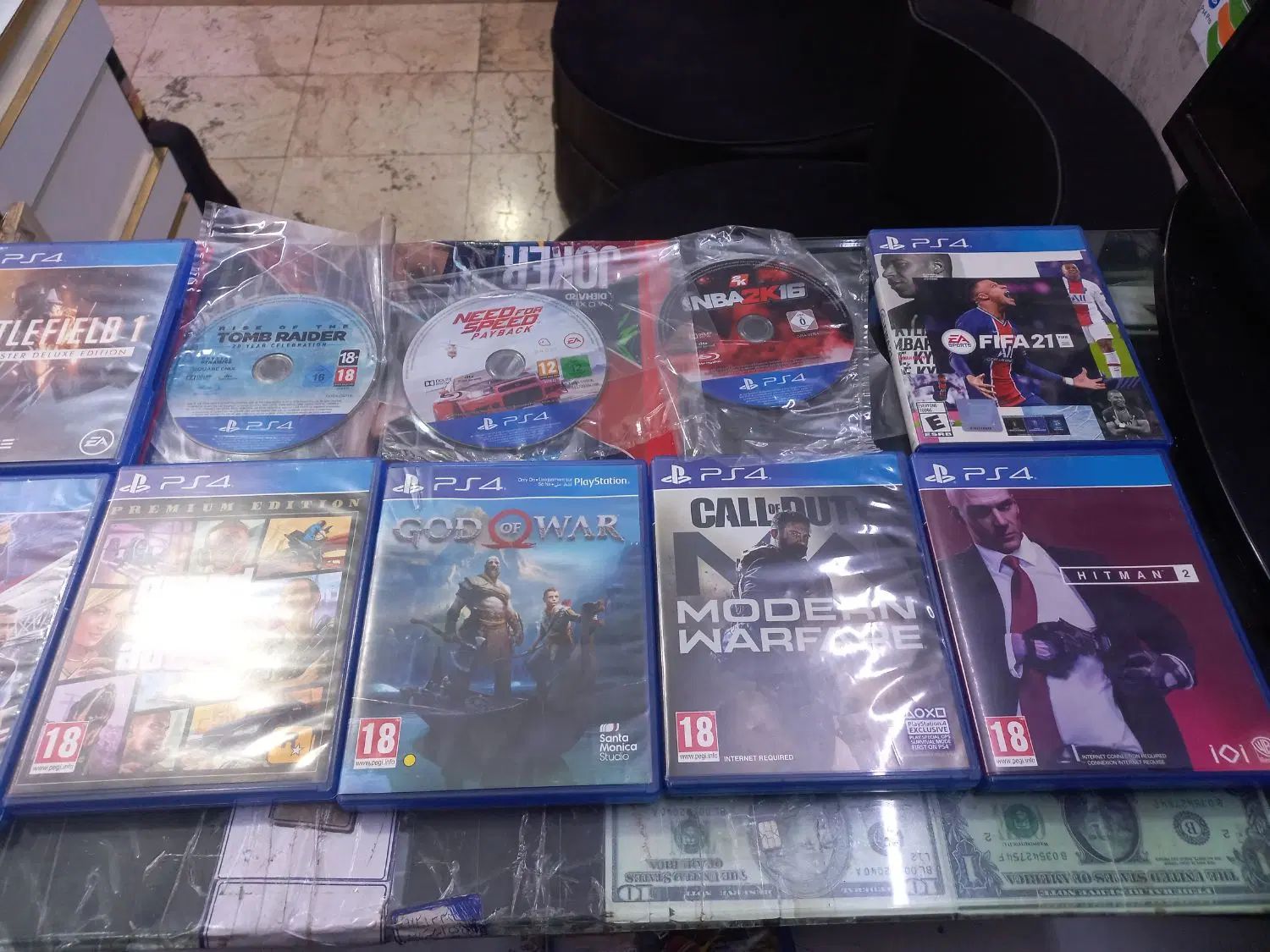 دیسک ps4ps5 سی دی کالاف گاداوار هیتمن جی تی ای و..|کنسول، بازی ویدئویی و آنلاین|تهران, فلاح|دیوار