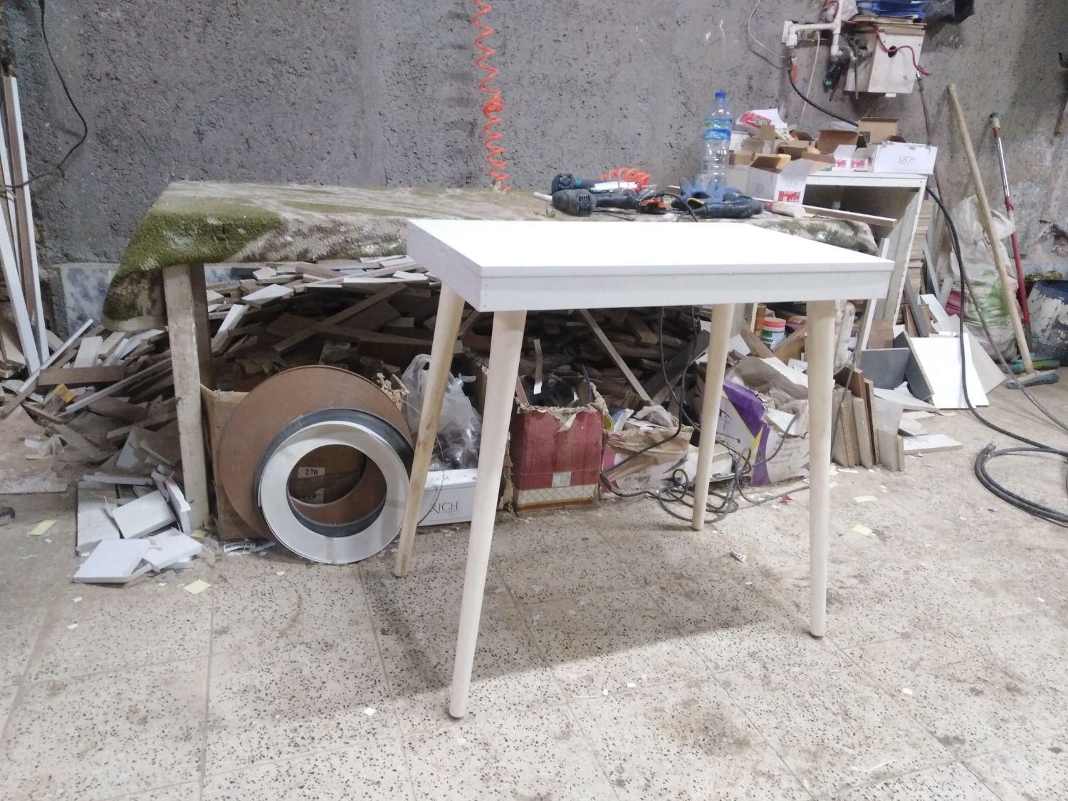 میز پایه چوبی کد 45-77 (آک)|میز تحریر و کامپیوتر|مشهد, خواجه ربیع|دیوار