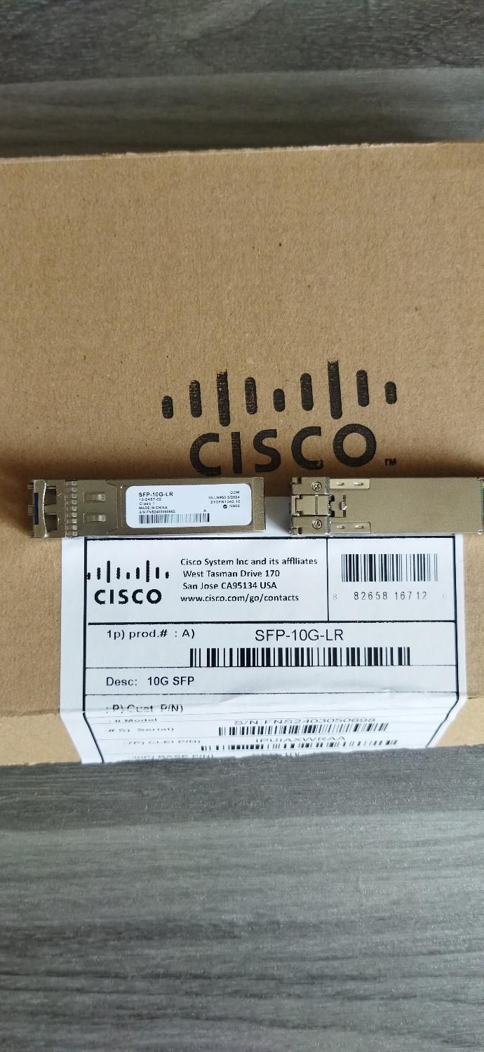 Sfp 10GLR مبدل فیبر به شبکه سیسکو|مودم و تجهیزات شبکه|تهران, پیروزی|دیوار