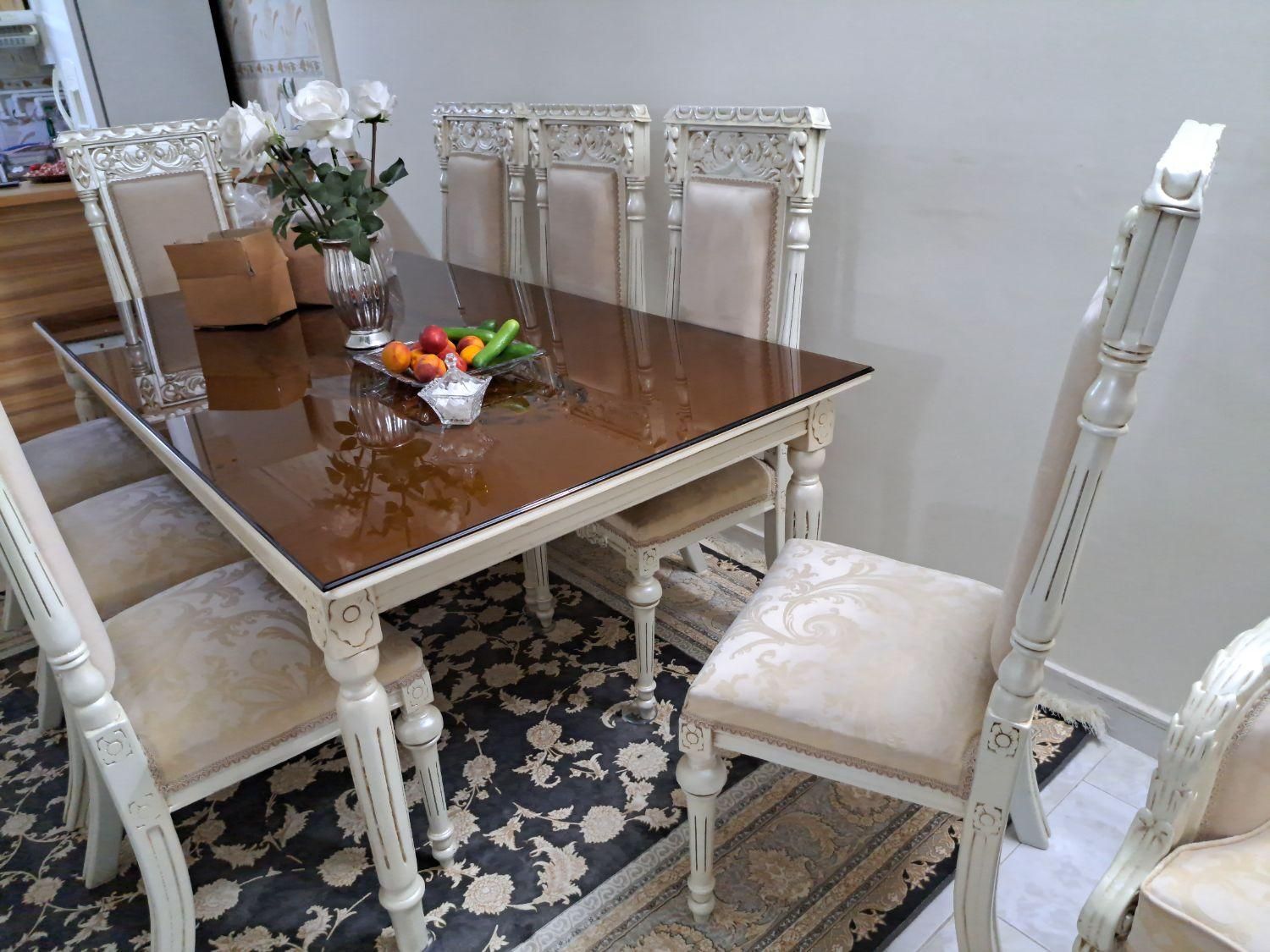 مبلمان همراه ست میز غذاخوری|مبلمان خانگی و میز عسلی|شهریار, شهریار|دیوار