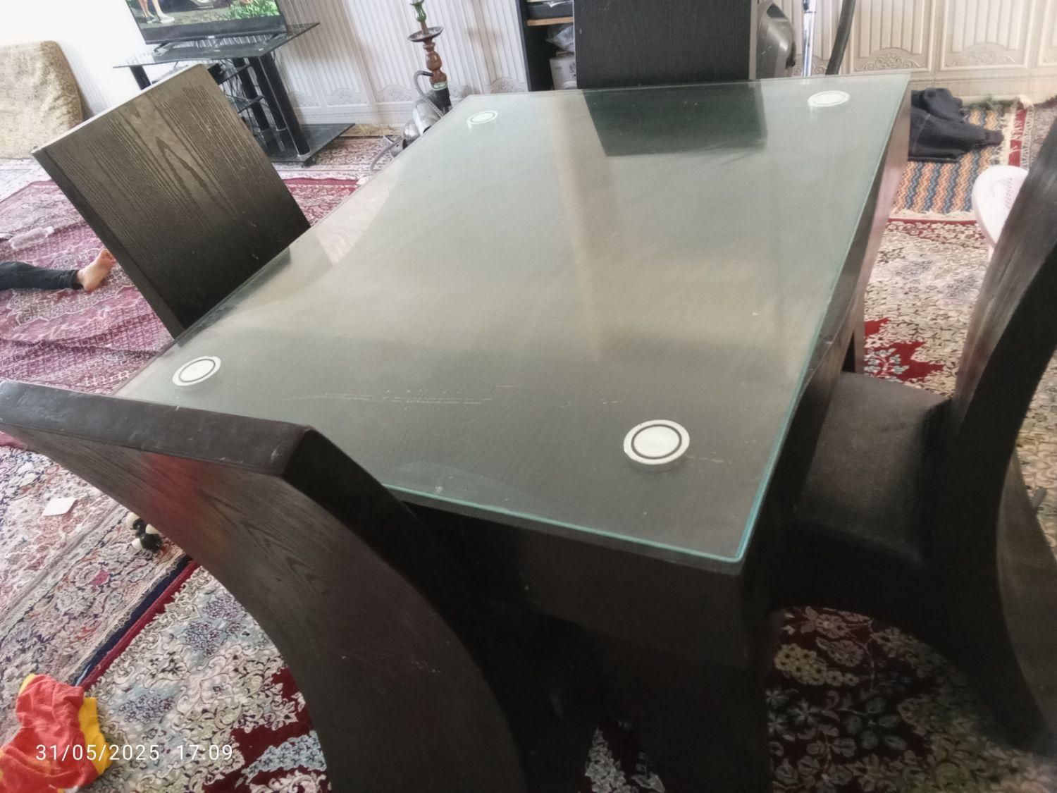 میز نهار خوری|میز و صندلی غذاخوری|بافت, |دیوار