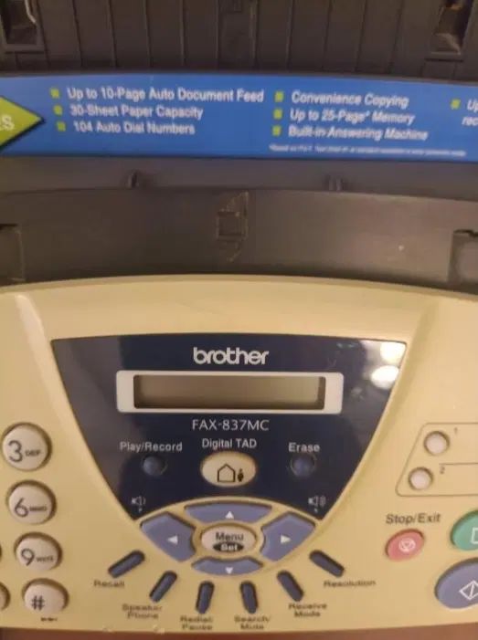 دستگاه فکس مدل BROTHER FAX837MC|پرینتر، اسکنر، کپی، فکس|تهران, جنت‌آباد جنوبی|دیوار