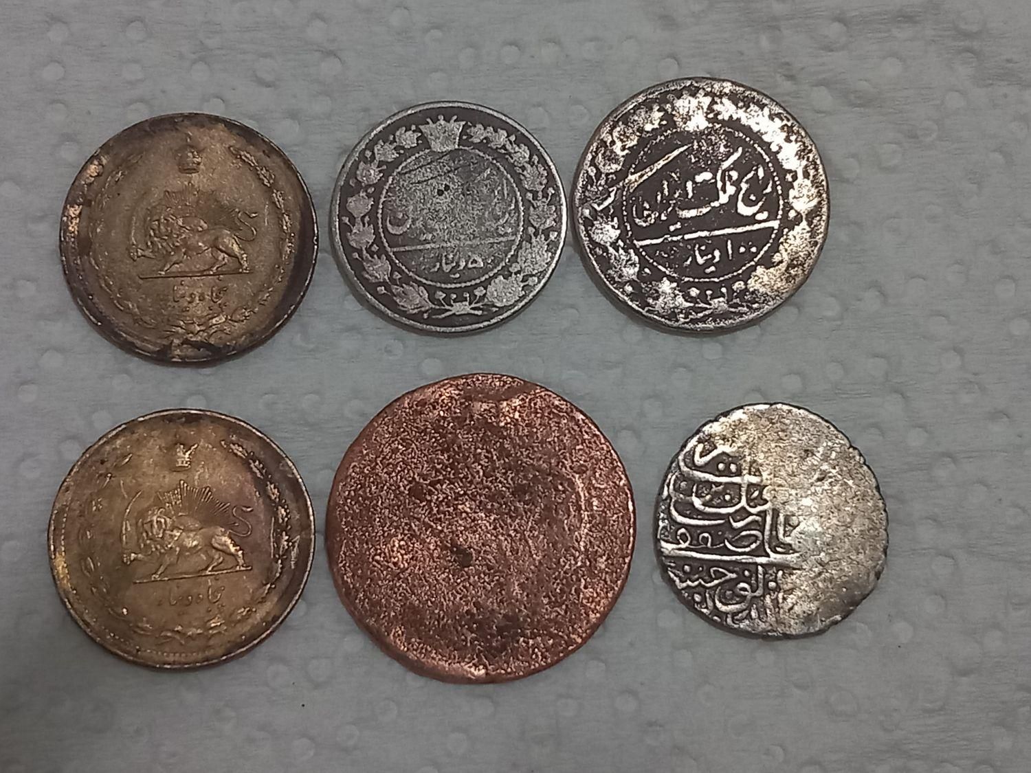 سکه قدیمی|کلکسیون سکه، تمبر، اسکناس|صومعه‌سرا, |دیوار