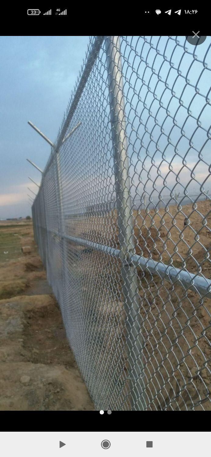 فنس کشی دور باغ وزمینهای کشاورزی  جوشکاری درب باغ|خدمات باغبانی و درختکاری|سراب, |دیوار