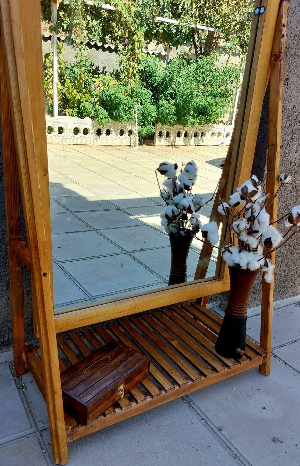 آینه قدی چوبی|صنایع دستی و سایر لوازم تزئینی|خوشاب, |دیوار