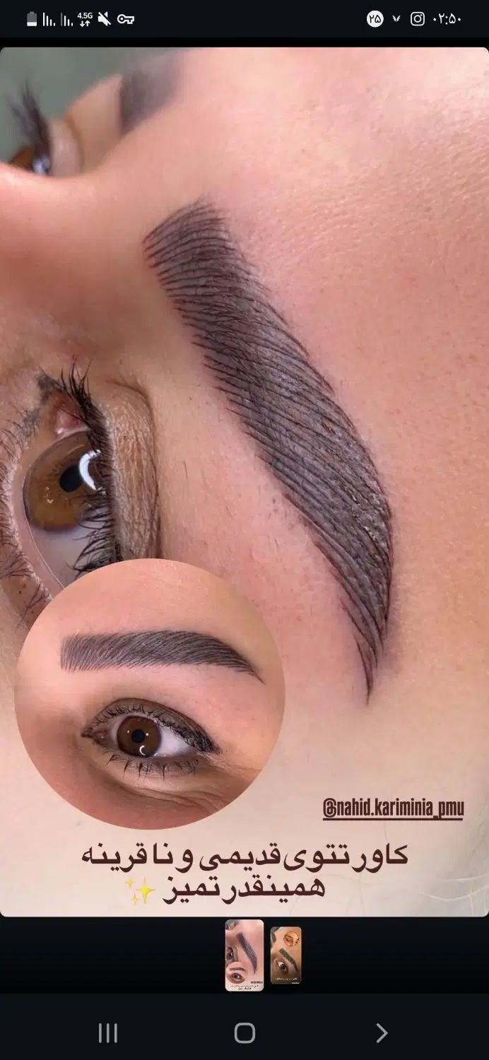 مدل فیبروز و تخفیف آموزش آرایش دائم صورت|خدمات آرایشگری و زیبایی|ایلام, |دیوار