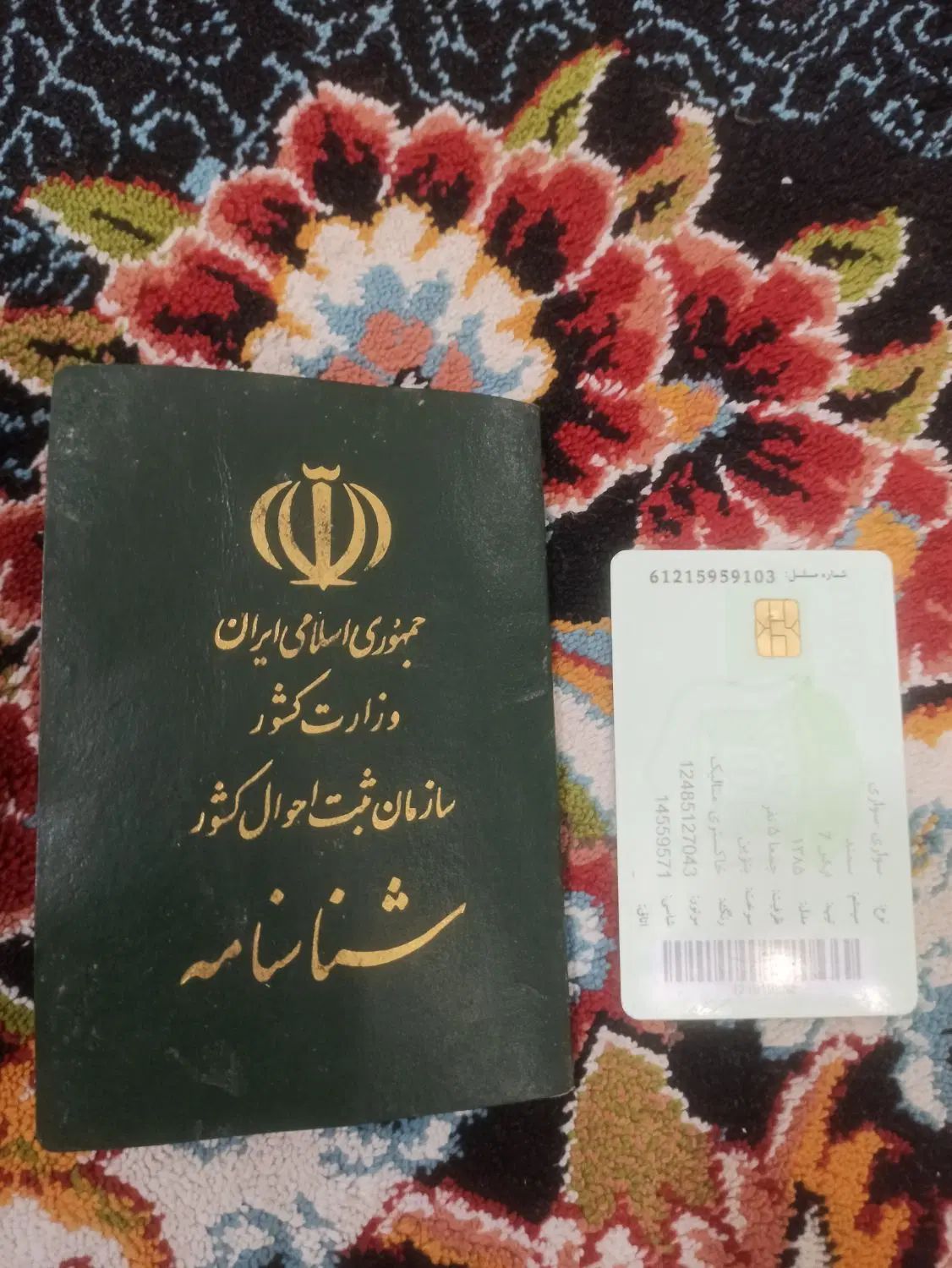 شناسنامه پیداشده به نام خانم ترنج دهقانی|اشیا|تربت جام, فاز ۳ فرهنگیان|دیوار