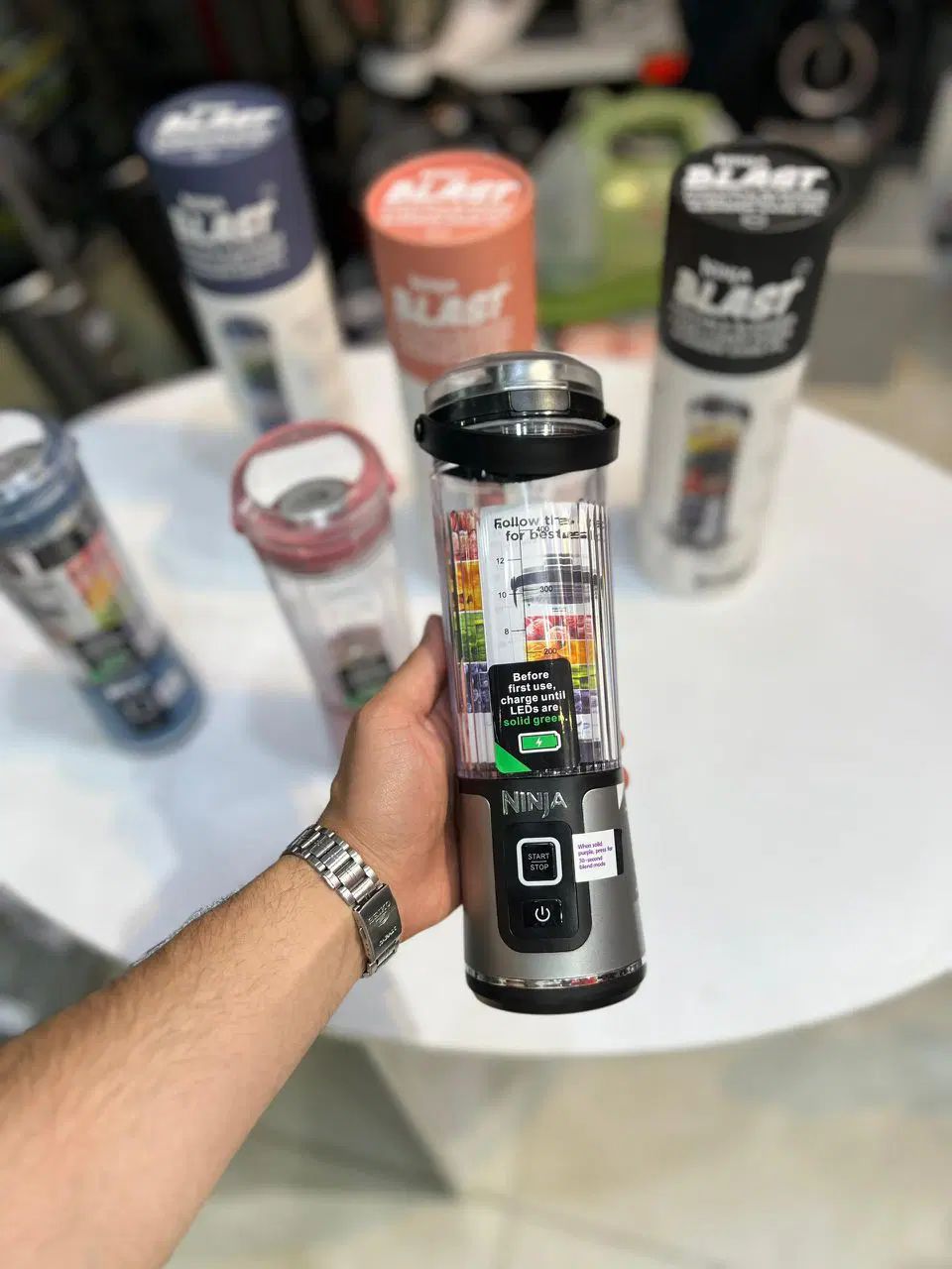 مخلوط کن شارژی نینجاNinja Blast Portable Blender1|سایر لوازم برقی|تهران, هوانیروز|دیوار