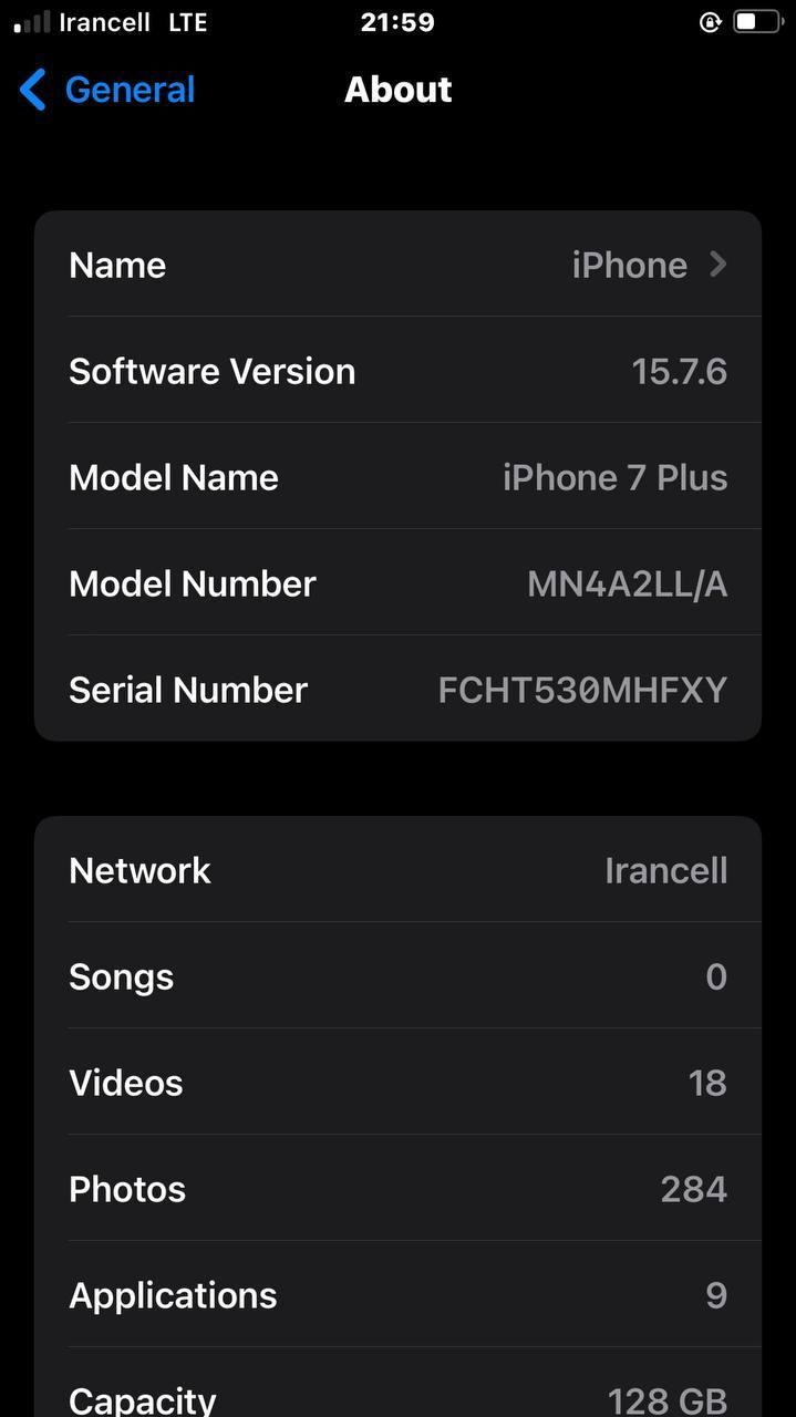 اپل iPhone 7 Plus با حافظهٔ ۱۲۸ گیگابایت|موبایل|بردسکن, |دیوار