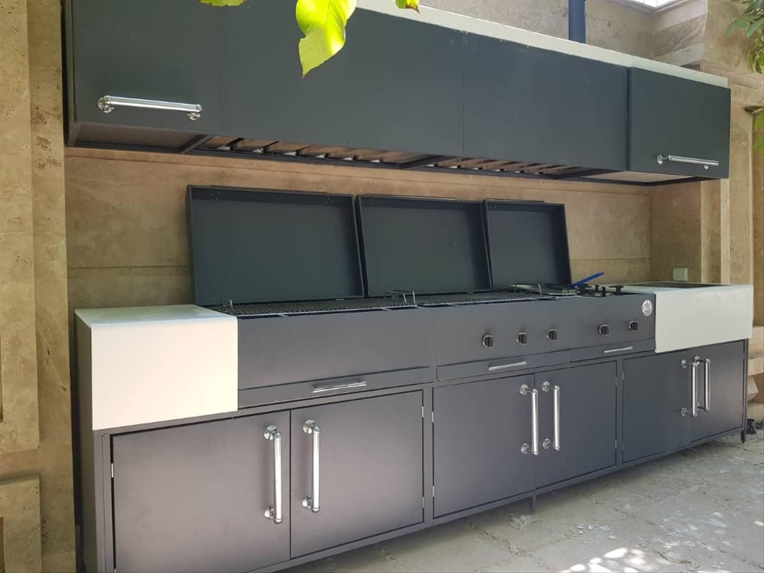 باربیکیو سفارشی گازی و ذغالی|اجاق گاز و لوازم برقی پخت‌وپز|شیراز, گویم|دیوار