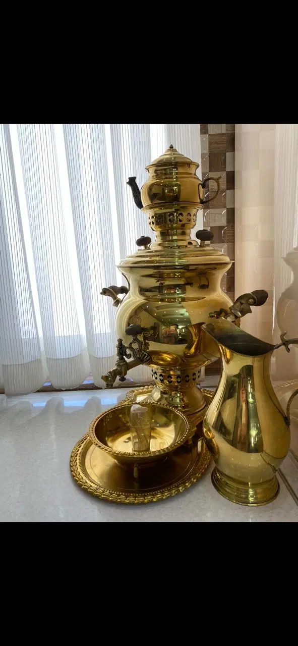 سماور برنجی|سماور، چای‌ساز، قهوه‌ساز|تهران, عباس‌آباد|دیوار
