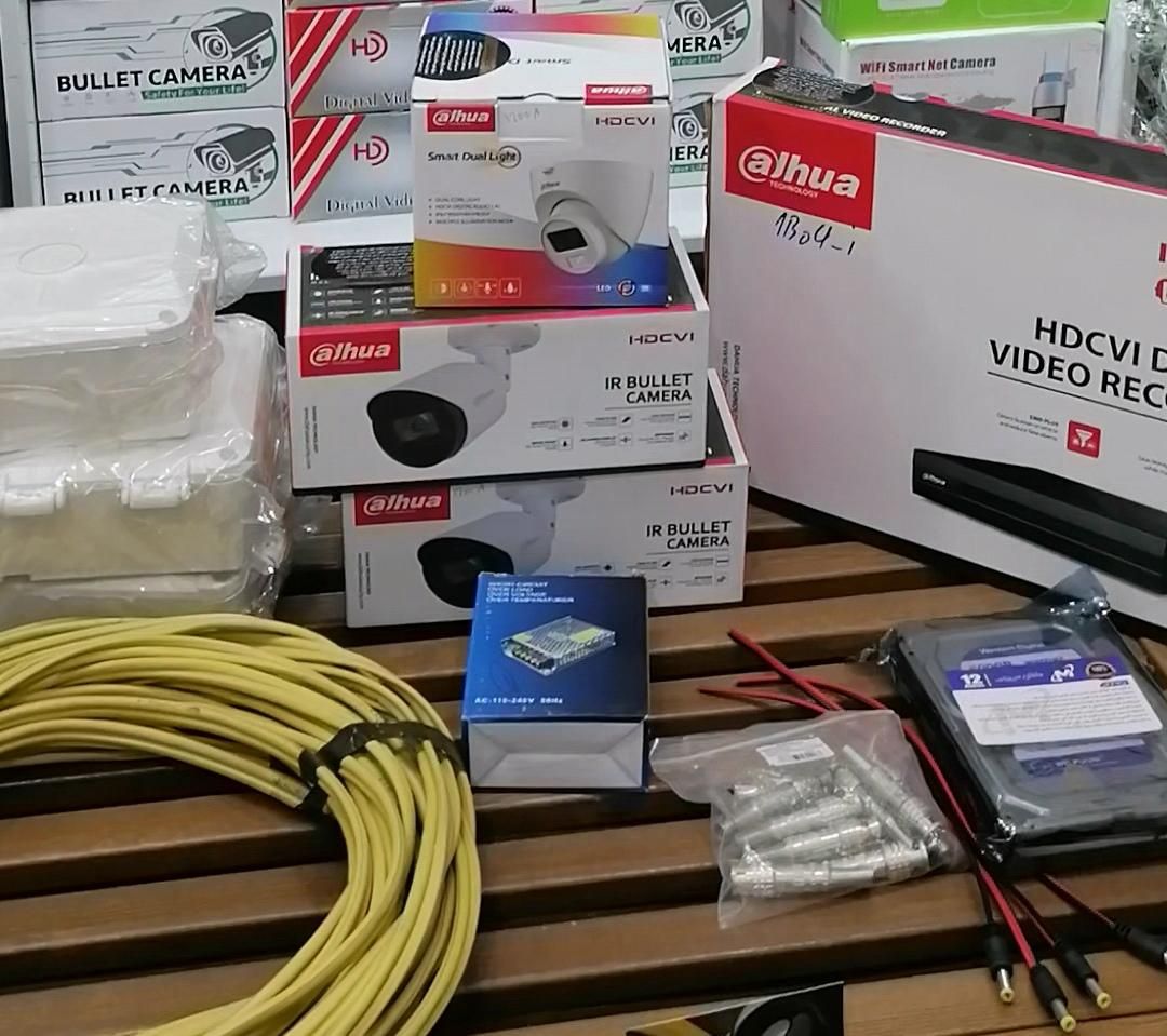 پکیج حرفه ایی دوربین کامل با نصب داهوا|دوربین مداربسته|ایذه, |دیوار