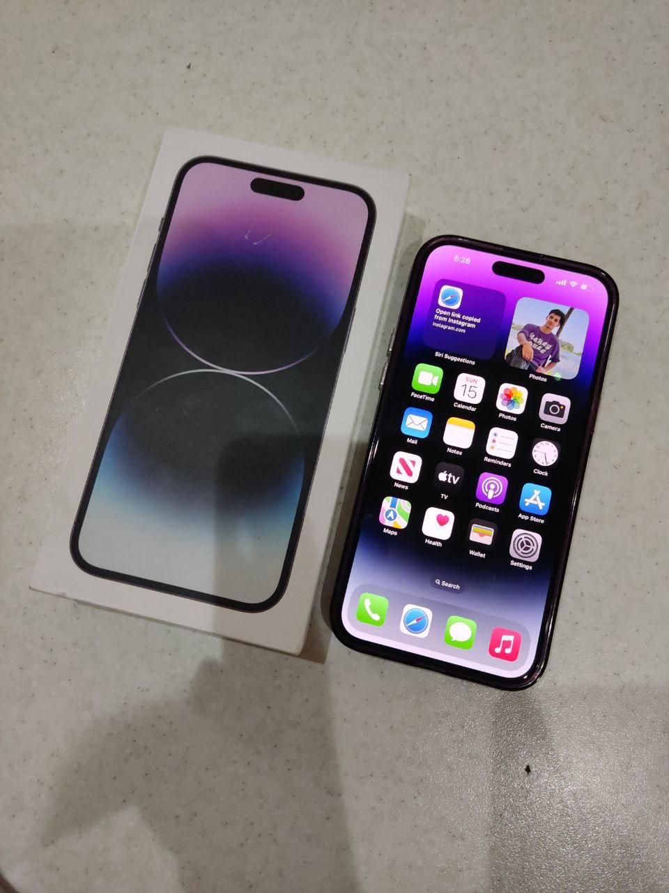 اپل iphone 14 Pro Max با حافظهٔ ۲۵۶ گیگابایت|موبایل|نور, |دیوار