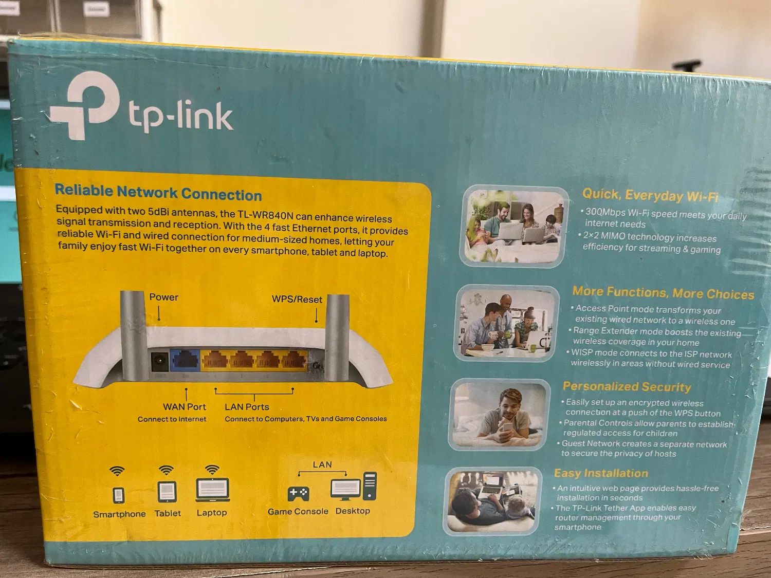 روتر بی سیم 300Mbps تی پی-لینک مدل TL-WR840N|مودم و تجهیزات شبکه|تهران, جردن|دیوار