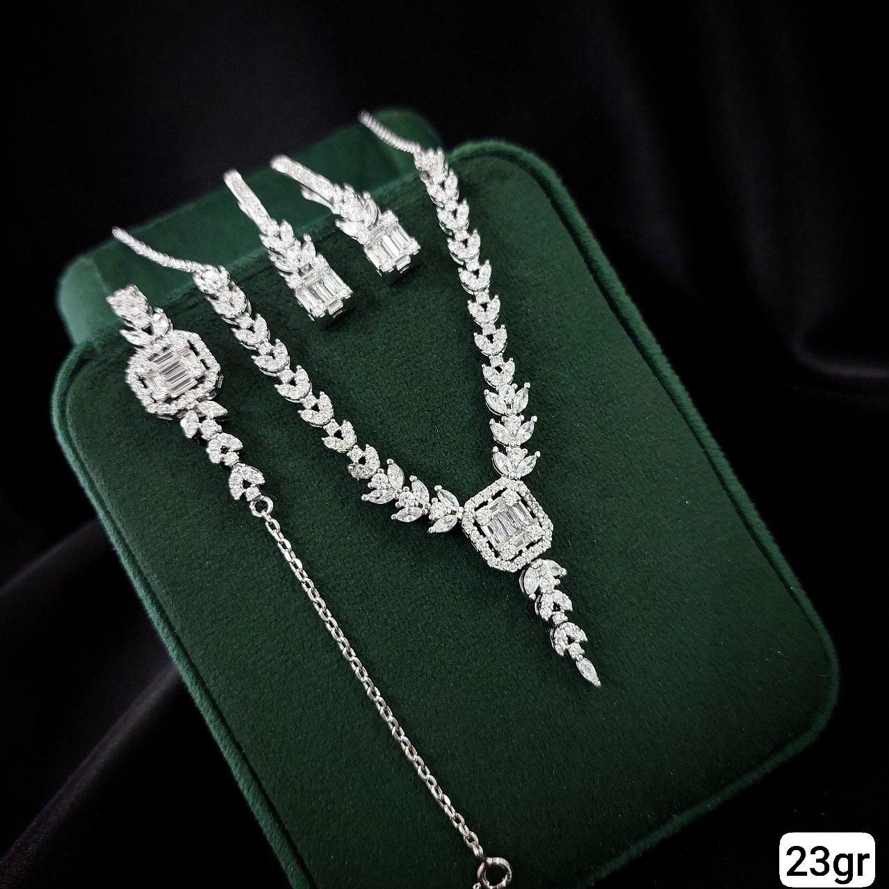 سرویس کامل امرالدکات silver نقره آب طلابدون حساسیت|بدلیجات|تبریز, |دیوار
