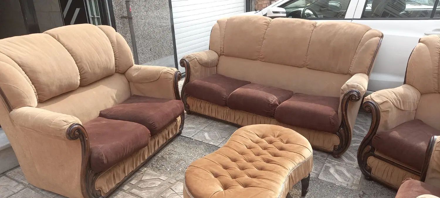 مبل راحتی ۷ نفره|مبلمان خانگی و میز عسلی|تهران, تهران‌نو|دیوار