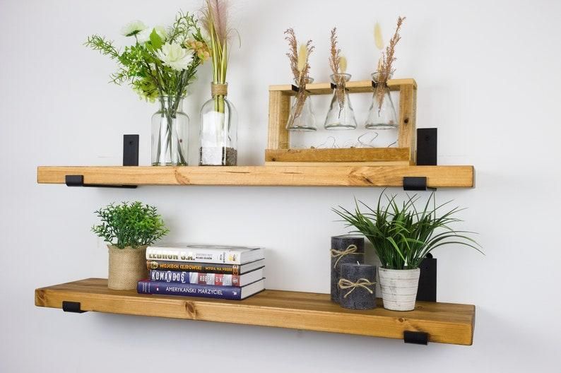 شلف دیواری چوب طبیعی مدل رویا|کتابخانه، شلف، قفسههای دیواری|تهران, صادقیه|دیوار