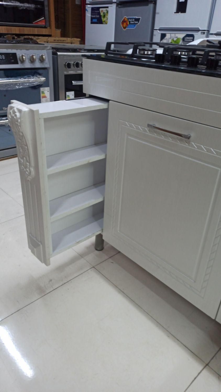 اجاق گاز mdf صفحه شیشه و استیل ۵شعله|اجاق گاز و لوازم برقی پخت‌وپز|پرند, فاز ۱|دیوار