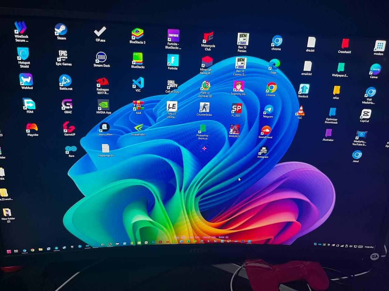 MSI Optix G27C2 144 hz|قطعات و لوازم جانبی رایانه|تهران, آبشار تهران|دیوار