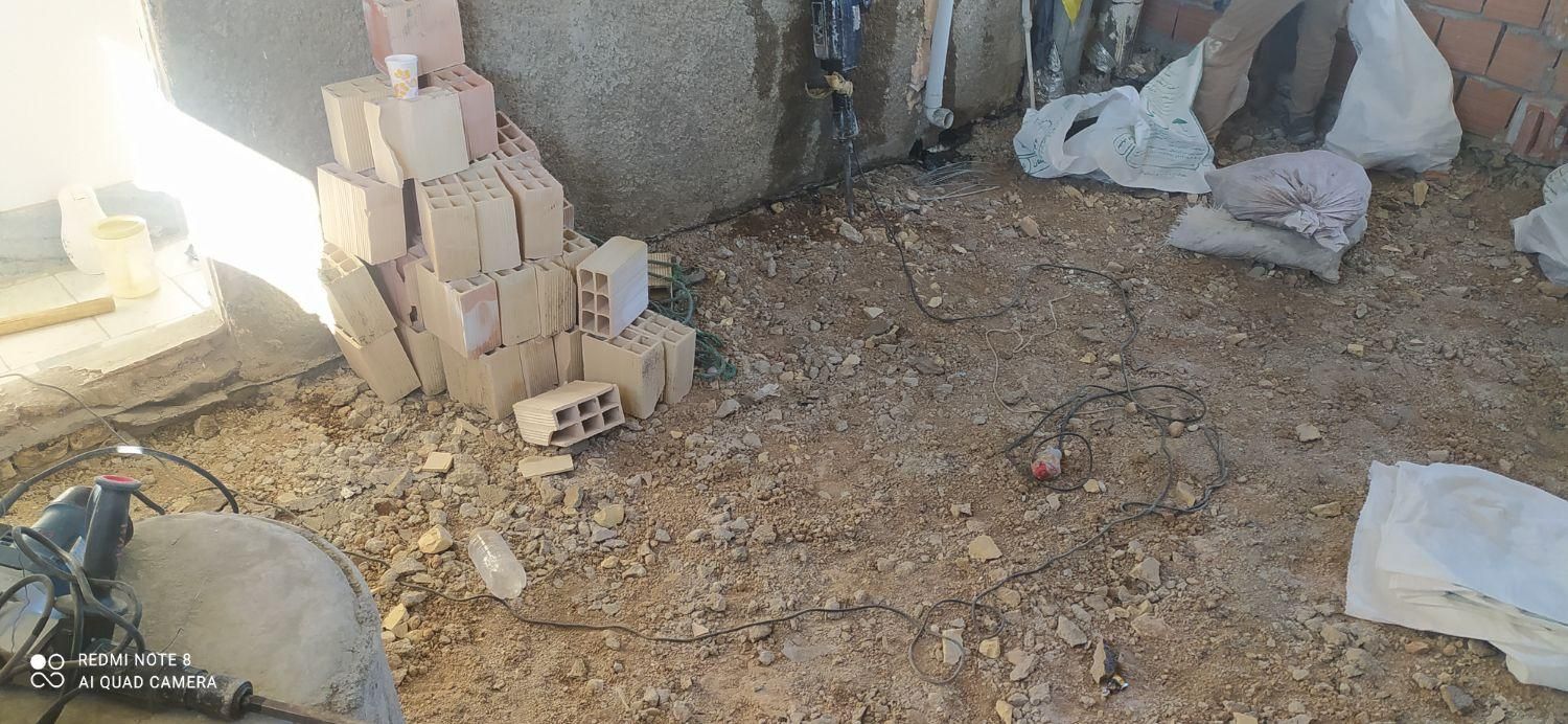 تخریب،بتن،چاه آب،لای روبی،خورده کاری|خدمات پیشه و مهارت|بجنورد, |دیوار