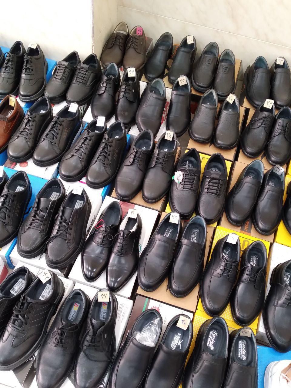 کفش چرم طبیعی مردانه|کیف، کفش، کمربند|زنجان, |دیوار