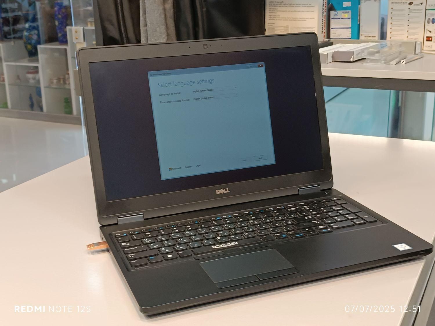 لپ تاپ dell 5580 حسابداری|رایانه همراه|مشهد, امامیه|دیوار