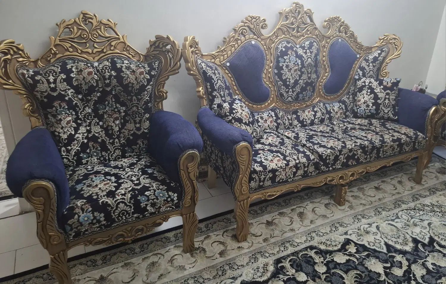 مبلمان ۷ نفره کلاسیک|مبلمان خانگی و میز عسلی|تهران, مهرآباد جنوبی|دیوار