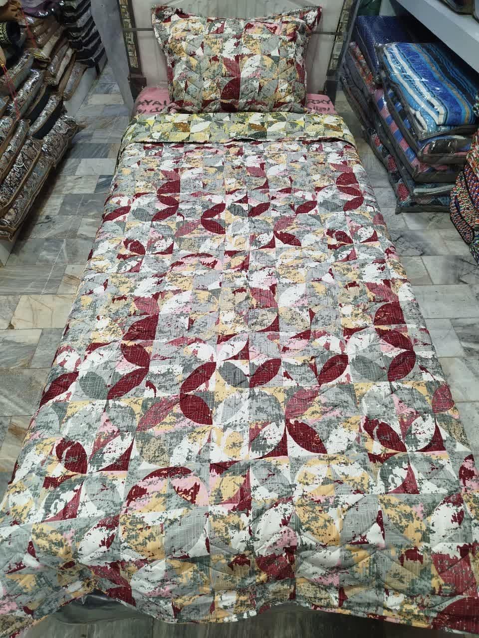 روتختی پنبه دوزی.روتختی بهاره.روتختی ۳تکه سبک|سرویس روتختی|بیرجند, |دیوار