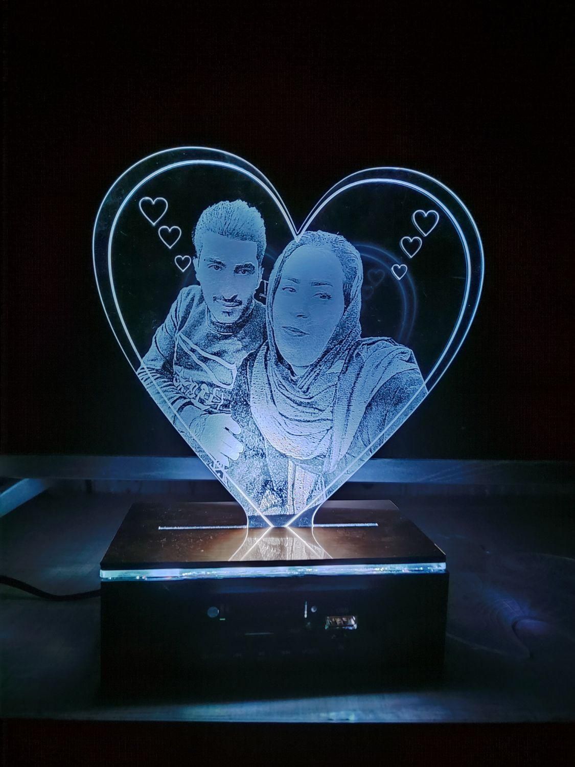 چهره بالبینگ حکاکی آباژور چراغ خواب|چراغ خواب و آباژور|تهران, افسریه شمالی|دیوار