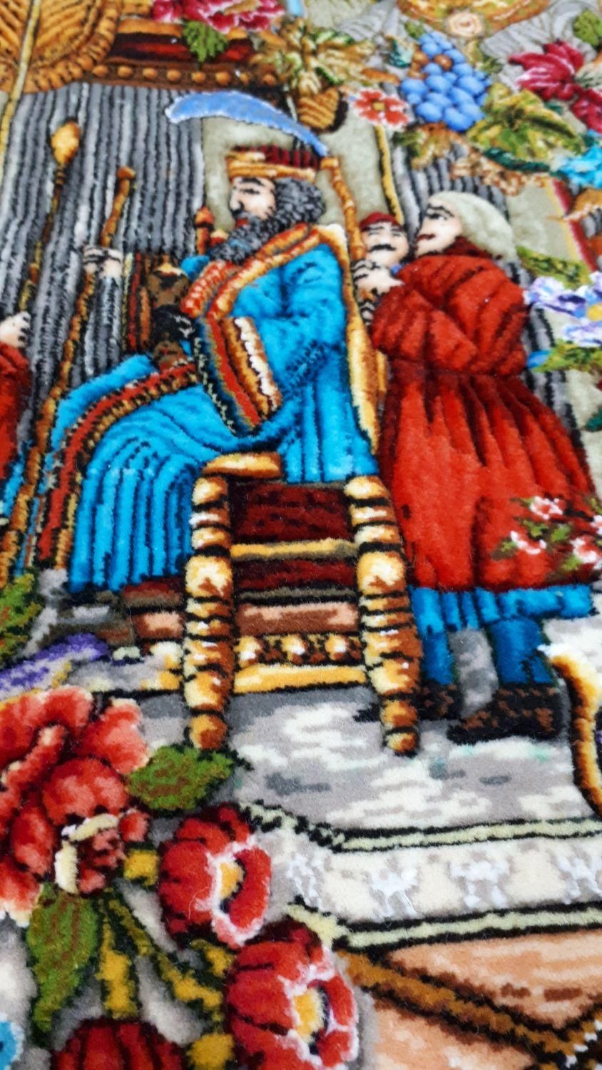 تابلو فرش دستبافت طرح سلاطین|تابلو فرش|دماوند, گیلاوند|دیوار